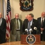 Doug Denico, Dave Struble, Gov. Paul LePage, Robert Wagner