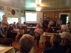 Photo of spruce budworm forum in Lee, ME.